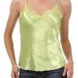 Crinkled Spaghetti Strap Beaded Tank Top
