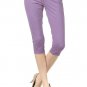 Woman's Soft Knit Stretchy Capri Pants Fashion Central