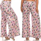 $68 Retail Floral & Bird Print Wide Leg  Palazzo Lounge Pants  18$ Sale