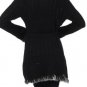 New Wool Blend Belted Sweater Coat Faux Fur Trim Cardigan Fashion Central