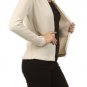 Rhinestone Zipper Collared Sweater Zip Up Cardigan