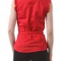 100% Cotton Belted Top High Collared Shirt