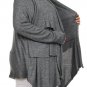 Woman's Plus Size Sharkbite Tiered Cardigan Open Front Draped Top