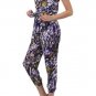 Strapless Printed Long Romper Belted Jumpsuit Fashion Central