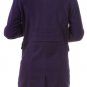 Collared Fleece Jacket Single Breast Lined Coat