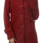 Collared Fleece Jacket Single Breast Lined Coat