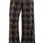 Plus Size Printed Wide Leg Fold Over High Waist Palazzo Flare Lounge Pant