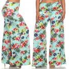 $68 Retail Plus Size Floral Print Wide Leg Palazzo Lounge Pants $18 Sale