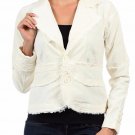 Distressed Corduroy Jacket Cotton Blazer