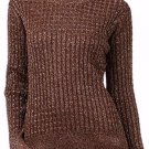 NTW XXIST Lurex Bronze Metallic Knit Sweater w/ $160 price tag