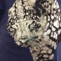 New Woman's Plus Size Animal Print High Low Asymmetrical Cut Out Shoulder Top