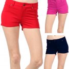 Colorful Stretchy Mini Short Shorts
