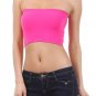 New Strapless Seamless Bandeau Basic Wirefree Bra Cropped Top Fashion Central