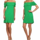 Off the Shoulder Light Weight Summer Beach Sun Dress One Size Fits Most