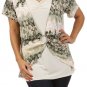 New Woman's Plus Size Two-in-One Hawaiian Floral Blouse Fashion Central