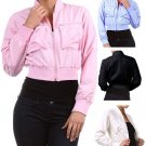 Light Weight Lined Windbreaker Full Zipper Basic Jacket Fashion Central