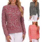 Warm Cable Knit Crew Neck Sweater Fashion Central