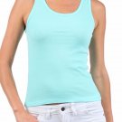 100% Cotton Ribbed Sleeveless Tank Top