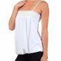 Beaded Detail Balloon Top Fully Lined Tank