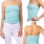 Striped Strapless Top
