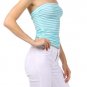 Striped Strapless Top