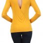 Scoop Neck Open Back Cutout Long Sleeve Top