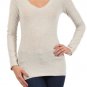 Fitted Cotton Basic V-Neck Top Long Sleeve T-Shirt Great for Layering