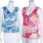 Summer Chiffon Ruffle Blouse Multi-Color Floral Top Fashion Central