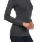 Fitted Cotton Basic Crew Neck Top Long Sleeve T-Shirt Great for Layering