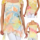 Chiffon Two Tone Top Fully Lined
