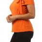 Off-Shoulder Top Slinky Short Sleeve Blouse