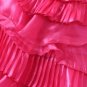 Strapless Hot Pink Ruffle Mini Cocktail Dress