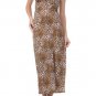 Leopard Animal Print Long Halter Maxi Dress