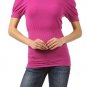 New Woman's Juniors Fitted Off Shoulders Nylon Top Fashion Central