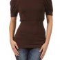 New Woman's Juniors Fitted Off Shoulders Nylon Top Fashion Central