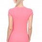 New Basic Cotton Round Crew Neck Short Sleeve T-Shirt by Fashion Central