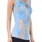 Sleeveless Top w/ Key Hole Opening Tie Dye Tank