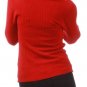 Rhinestone Zipper Pocket Hooded Pull Over Ribbed Hoodie Sweater