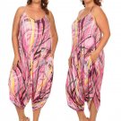 $120 Retail Graphic Harlem Style Sleeveless Spaghetti Strap Jumper