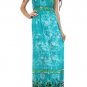 India Inspired Summer Cap Sleeve Printed Long Smock Dress Fashion Central