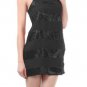 Sequin & Chiffon 1920's Inspired Lined Dress w/ Criss Cross Back