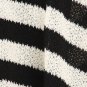 Woman's Plus Size Super Soft Striped Open Front Draped Cardigan Sweater