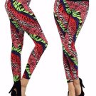 Multi-Color Animal Print LMAFO Leggings w/ Elastic Waist Band