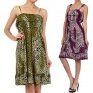 Animal Print Dress w/ Ruffle Hem Fashion Central