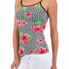 Floral Print Spaghetti Strap Sleeveless Cotton Tank Top