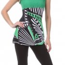 Slinky Smock Printed Top Striped Tunic