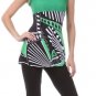 Slinky Smock Printed Top Striped Tunic