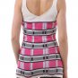 Casual Basic Multi-Color Sleeveless Plaid Heavy Knit Tank Top