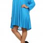 Woman's Plus Size Asymmetrical High Low Tunic Top Fashion Central