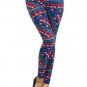 Diamond Printed Multi-Color Leggings